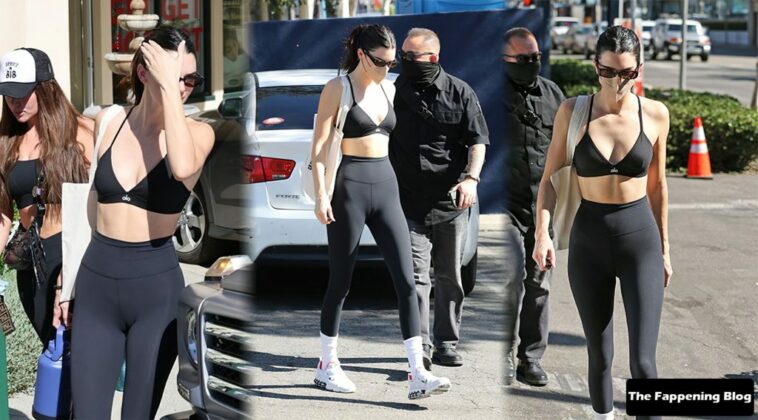 Kendall Jenner Shows Off Her Sexy Tits & Cameltoe in West Hollywood (68 Photos)