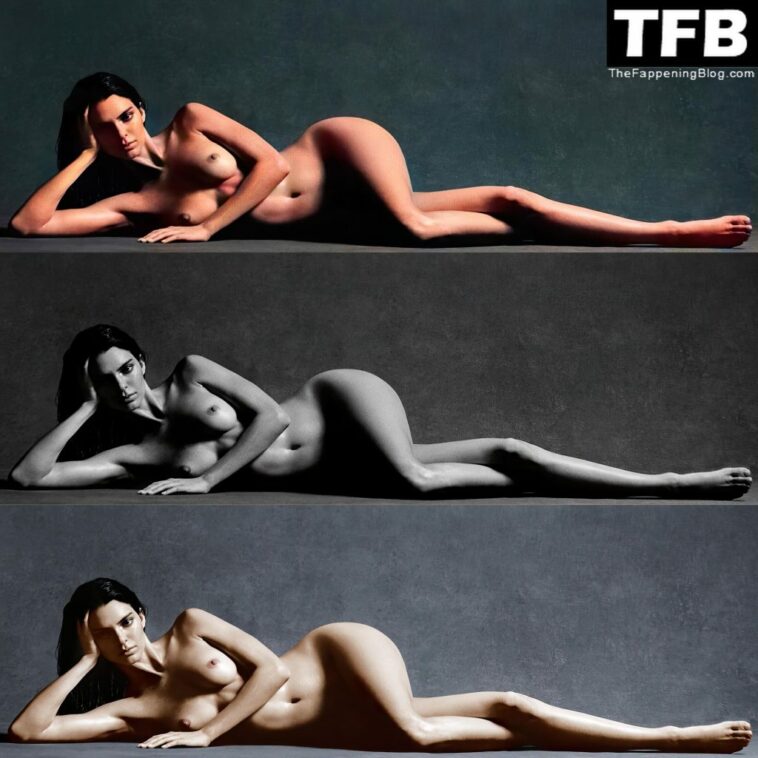 Kendall Jenner Nude (1 Collage Photo)