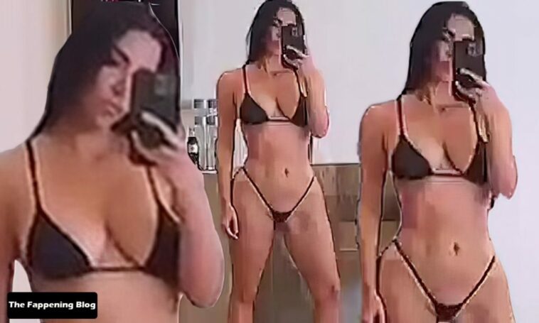 Kim Kardashian Shows Off Her Curves in a Micro Bikini (7 Pics + Video)