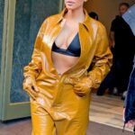 Kim Kardashian Wows in PVC Showing a Whole Load of Cleavage During MFW (32 Photos)