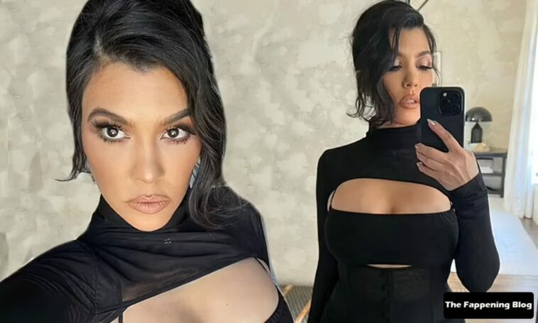 Kourtney Kardashian Sets Pulses Racing in a New Lingerie Shoot (98 Photos)