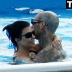 Kourtney Kardashian & Travis Barker Enjoy a Romantic Holiday Packing on the PDA in Lake Como (153 Photos)