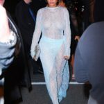 La La Anthony Steps Out in a Lace See-Through Dress for a Met Gala After-Party (13 Photos)