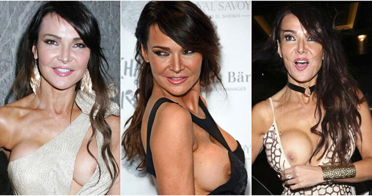 Lizzie Cundy Nude Tits in Public - Nip Slip Collection