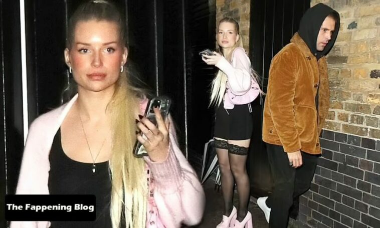 Lottie Moss and a Mystery Man are Seen Leaving The Chiltern Firehouse in London (34 Photos)