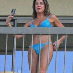 Luciana Gimenez Relaxes in a Blue Bikini on the Balcony of Her Hotel in Rio de Janeiro (35 Photos)