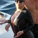 Busty Mariah Carey Takes a Dip in the Sea in Capri (73 Photos)