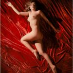 Marilyn Monroe Nude - Red Velvet (12 Photos)