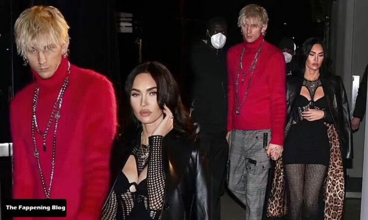 Megan Fox & Machine Gun Kelly Leave the Dolce and Gabbana Office in Milan (21 Photos)