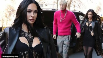 Megan Fox is Seen with Machine Gun Kelly in Milan (24 Photos)