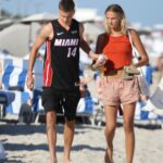 Mia Regan & Romeo Beckham Kiss and Chill Out on the Beach in Miami (51 Photos)