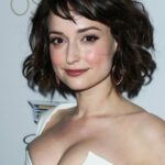 Milana Vayntrub’s Cleavage (12 Photos)