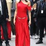 Miley Cyrus Looks Hot in Red as She Attends the 2022 NBCUniversal Upfront in New York (5 Photos)