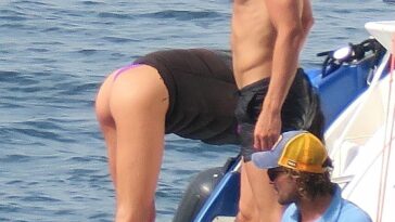 Ruben Dias Packs on the PDA with a Mysterious Scantily-Clad Woman on a Boat in Formentera (32 Photos)