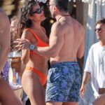 Nadine Nassib Njeim Hugs and Kisses Her Boyfriend on the Beach in Greece (25 Photos)