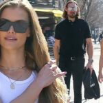 Braless Nina Agdal & Justin P. Stolarczyk Grab a Bite at Bar Pitti (21 Photos)