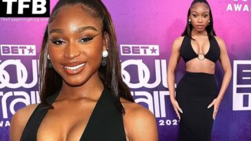 Normani Puts Her Cleavage Front and Center in a Risqué Black Gown (45 New Photos)