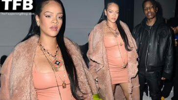 Rihanna Flaunts Her Sexy Boobs in Paris (76 Photos)