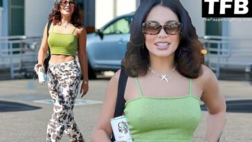 Braless Vanessa Hudgens Films a Promo Video For Her Beverage Company Cali Water in Beverly Hills (37 Photos)