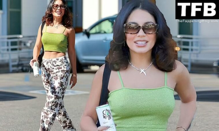 Braless Vanessa Hudgens Films a Promo Video For Her Beverage Company Cali Water in Beverly Hills (37 Photos)