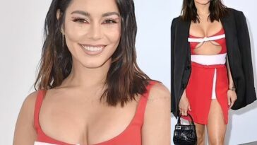 Vanessa Hudgens Flaunts Her Sexy Tits & Legs at the Giambattista Fashion Show in Paris (90 Photos)