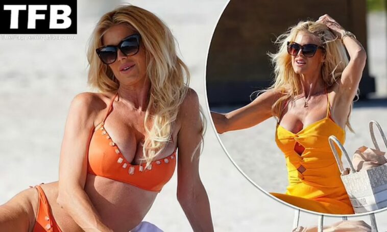 Victoria Silvstedt Brings Incredible Beach Body to Miami (86 Photos)