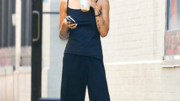 Braless Zoe Kravitz is Spotted Taking a Smoke Break in NYC (16 Photos)