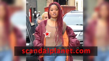 Keke Palmer Boobs In See Through Top - [ 9 NEW PICS ]