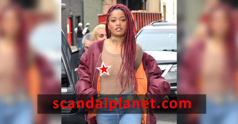 Keke Palmer Boobs In See Through Top - [ 9 NEW PICS ]