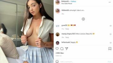 Littlmisfit Masturbating Her Pussy With Dildo OnlyFans Insta Leaked Videos