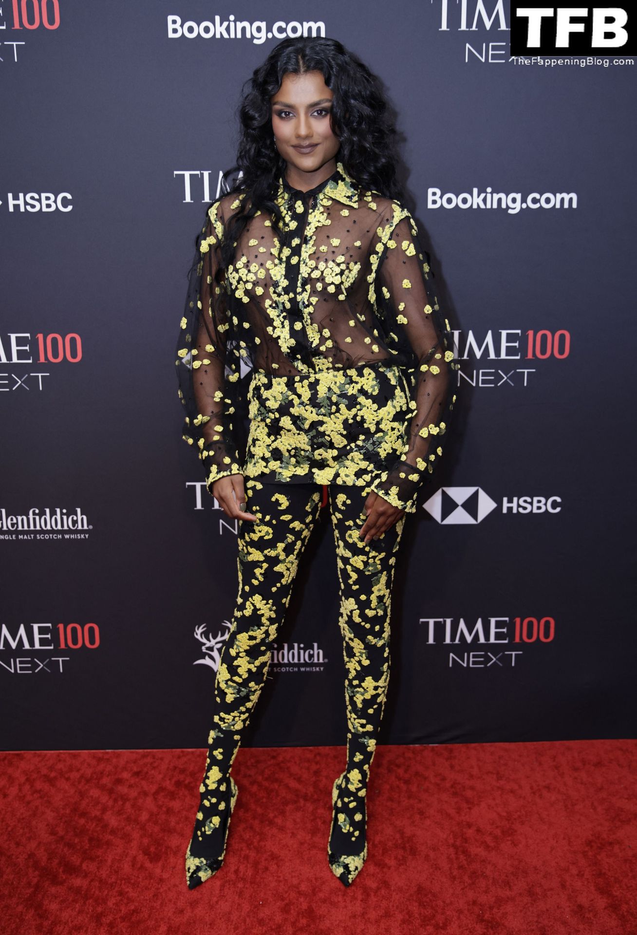 Braless Simone Ashley Looks Hot at Time 100 Next Gala in New York (6 Photos)