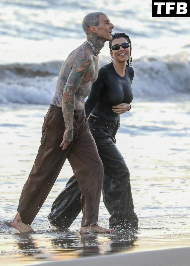 Travis Barker Surprises Kourtney Kardashian by Celebrating 1st Anniversary Proposal (63 Photos)