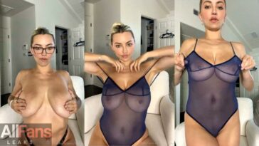 Lindsey Pelas Nude See Through Try On Video Leaked - Famous Internet Girls