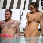 Diletta Leotta & Loris Karius Kiss and Shows Some Serious PDA by the Pool in Miami (41 Photos)