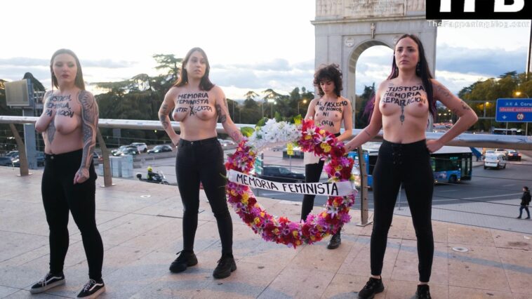 Femen Activists Protest in Madrid (10 Photos)