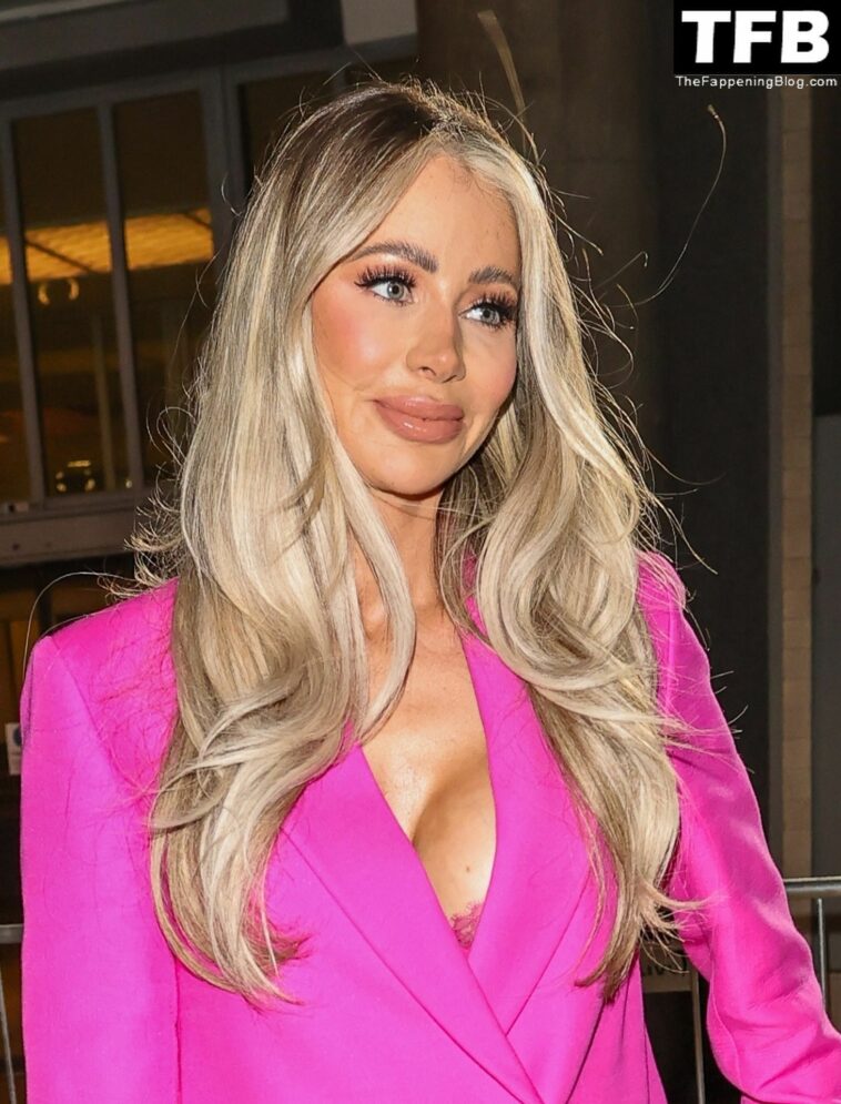 Olivia Attwood Looks Pretty in Pink as She Makes a Busty Appearance at ITV Party (32 Photos)