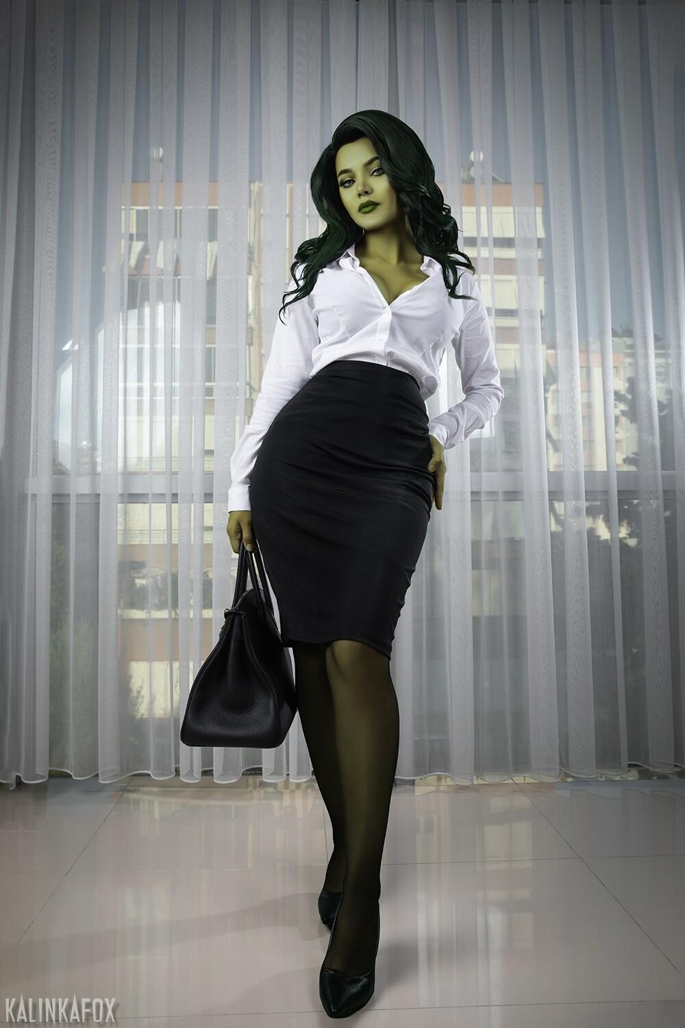 Kalinka Fox Nude She-Hulk Cosplay Patreon Set Leaked