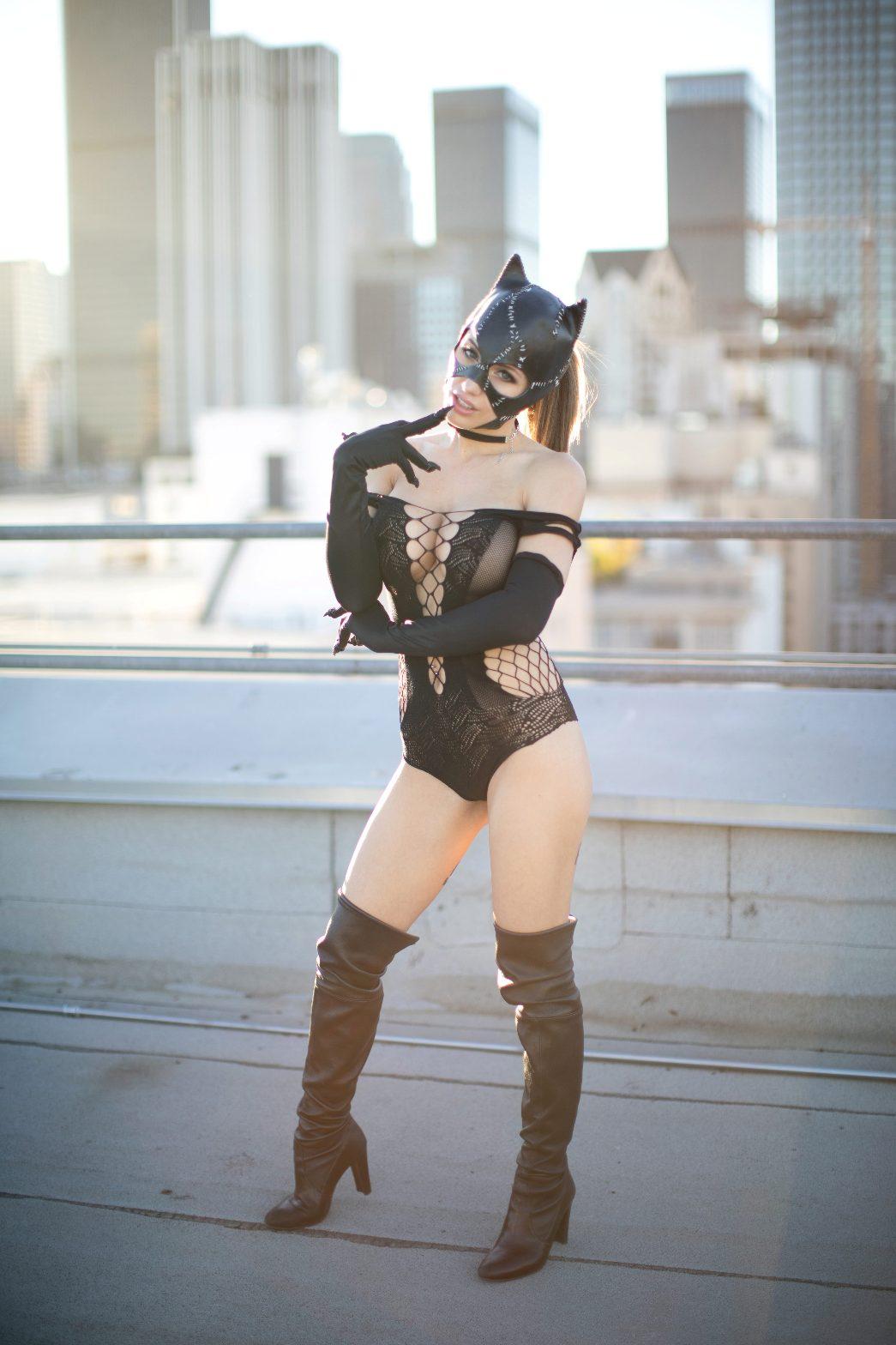 Liz Katz Nude Catwoman Bondage Cosplay Onlyfans Set Leaked