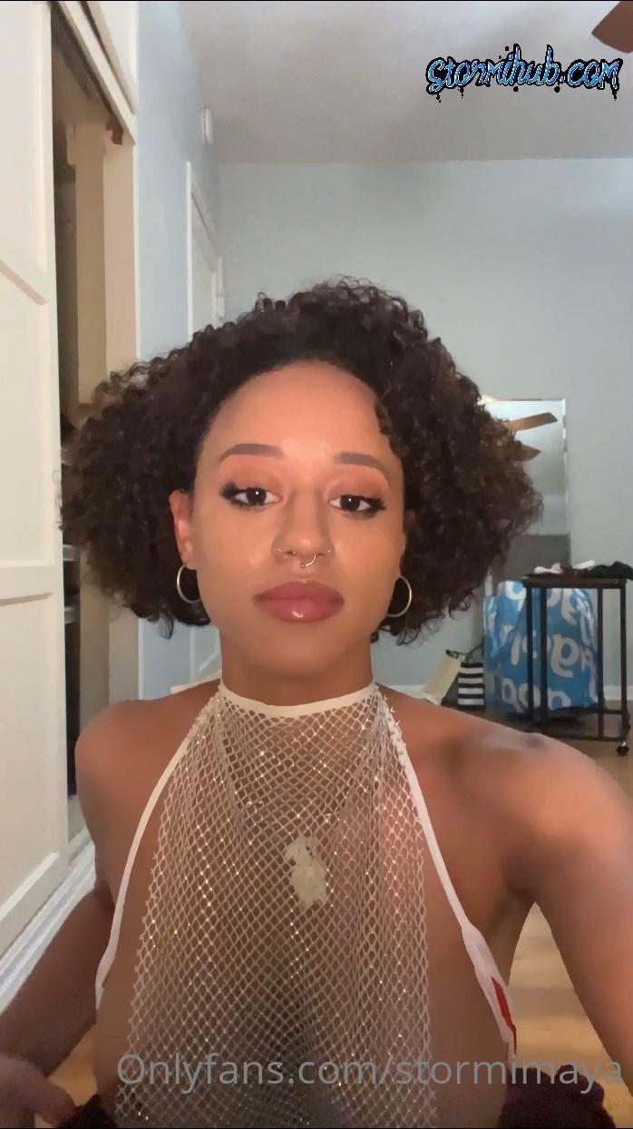 Stormi Maya Nude Mesh Top Onlyfans Video Leaked