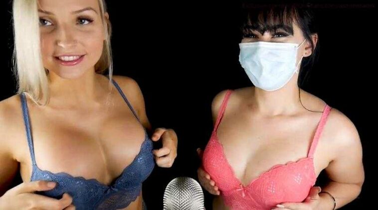 ASMR Network Bra Scratching With Masked ASMR Video - Famous Internet Girls