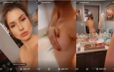 Amanda Cerny Leaked Nude Live Video - Famous Internet Girls