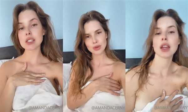 Amanda Cerny Nude Morning Teasing Video Leaked - Famous Internet Girls