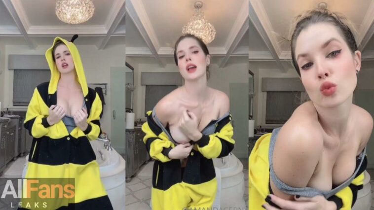 Amanda Cerny Striptease Nipple Slip Video Leaked - Famous Internet Girls