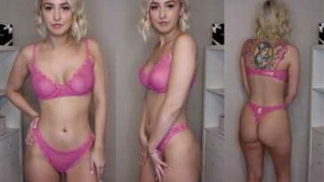 Amea May Nude Pink Mesh Lounge Video Leaked - Famous Internet Girls