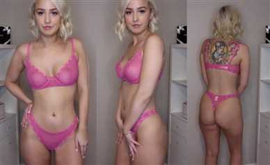 Amea May Nude Pink Mesh Lounge Video Leaked - Famous Internet Girls