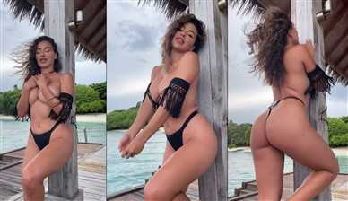 Ana Cheri Nude Teasing On Beach Video Leaked - Famous Internet Girls