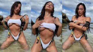 Ana Cheri Nude Teasing At Beach Video Leaked - Famous Internet Girls