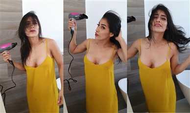 Anabella Galeano Sexy See Through Nightgown Tease Video Leaked - Famous Internet Girls