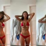 Ashley Tervort Nude Red Bikini Teasing Video Leaked - Famous Internet Girls