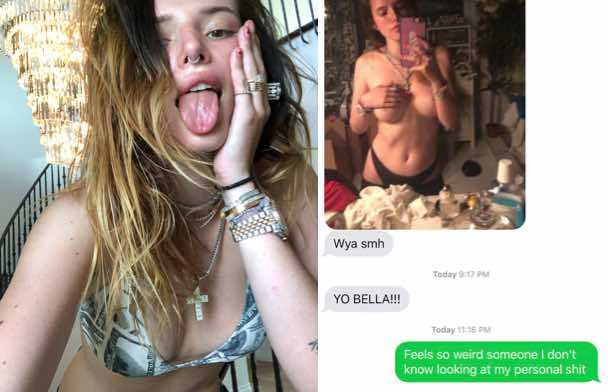 Bella Thorne Sexy Nudes Leaked - Famous Internet Girls